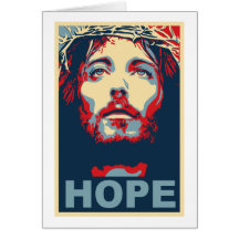 Jesus Christ Hope Greeting Cards