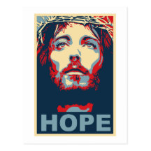 Jesus Christ Hope Postcards