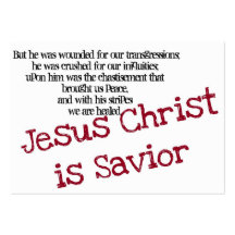 Jesus Christ is Saviour (Tract) Business Card