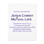 Jesus Christ Mutual Life postcards