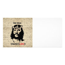 Jesus Christ revolutionary Personalized Photo Card