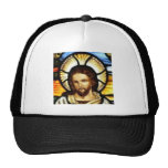 Jesus Christ Stained Glass Window Trucker Hat