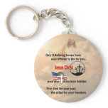 Jesus Christ & the American Soldier Keychain