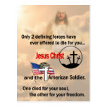 Jesus Christ & the American Soldier Postcards