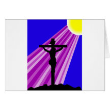 Jesus Crucifiction Card