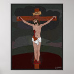 Jesus Crucified for Sins Posters