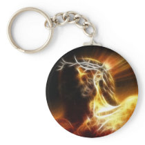 Jesus Crucifixion 1 Keychain