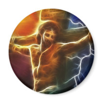 Jesus Crucifixion 2 Fridge Magnets