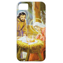 Jésus dans la nativité de Noël de Manger Coque iPhone 5