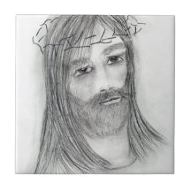Jésus dans l'agonie carreau en céramique