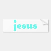 Jésus dans le bleu adhésifs pour voiture
