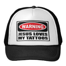 JÉSUS de avertissement AIME MON chapeau de TATOUAG Casquette De Camionneur