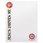 Jesus Drives Me letterhead paper