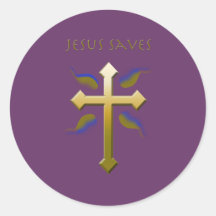 Jésus économise adhésifs ronds