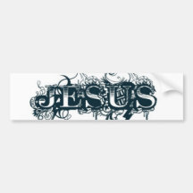 JÉSUS ÉCONOMISE AUTOCOLLANTS POUR VOITURE