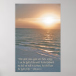 Jésus est la lumière du monde posters
