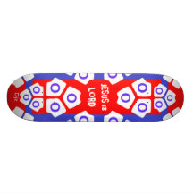 Jésus est seigneur planches à roulettes customisées