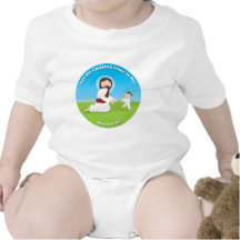 Jésus et enfant t-shirt