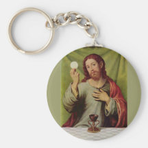 Jesus eucharist  keychain