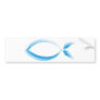 Jesus fish bumper stickers