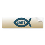 Jesus Fish bumper stickers