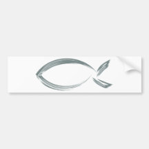 Jesus fish bumper stickers