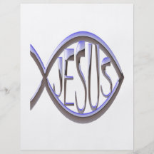 Jesus Fish Full Color Flyer