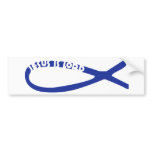 Jesus Fish - Jesus Is Lord bumper stickers