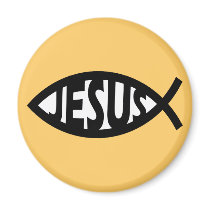 Jesus Fish Refrigerator Magnet