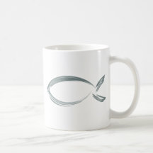 Jesus fish mugs