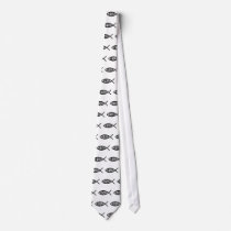 Jesus Fish Symbol Custom Ties