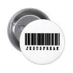 jesus freak barcode design button