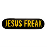 Jesus Freak Skateboard Yellow