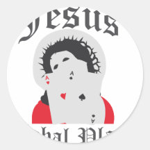 Jesus Global Player Runde Sticker