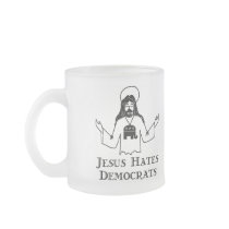 Jesus Hates Democrats Coffee Mugs