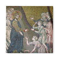 Jesus Healing the Crippled and the Blind Refrigerator Magnet