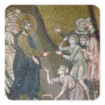 Jesus Healing the Crippled and the Blind Stickers