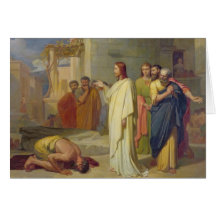 Jesus Healing the Leper, 1864 Greeting Cards