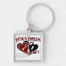 Jesus Holds the Key Key Chain