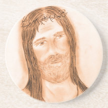 Jesus in the Light Beverage Coaster