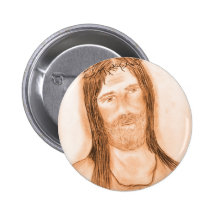 Jesus in the Light Pinback Buttons
