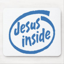 Jesus Inside Mouse Pads