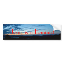 Jesus is a Feminist Bumper Stickers