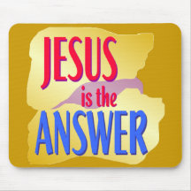 Jesus is Answer Mouse Pad