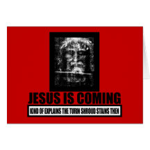 Jesus is coming atheist cards