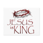 Jesus is KING Postcard