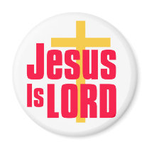 Jesus is Lord christian design Fridge Magnet
