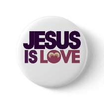 Jesus is Love Pin