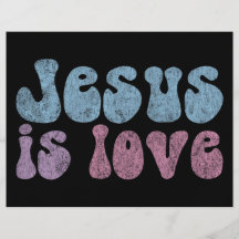 Jesus Is Love Custom Flyer