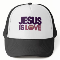 Jesus is Love Mesh Hats